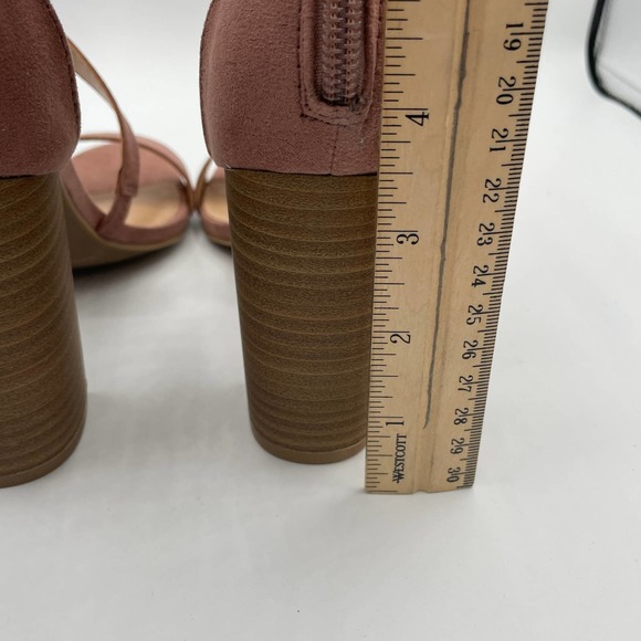 LAUREN CONRAD WOMEN'S WALNUT HEELS SIZE 5.5 MAUVE - Picture 4 of 9